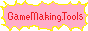 GameMaking.Tools written inside a crudely drawn pink explosion